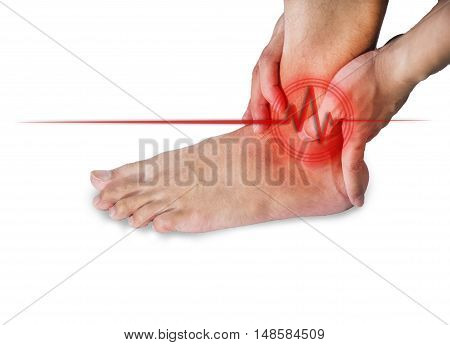 Right Ankle Pain Men. Image & Photo (Free Trial) | Bigstock