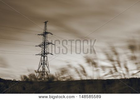 Cloudy field, long exposure, somewhere in Russia