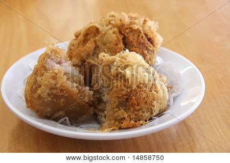 Fried dimsum tradizionale cinese bocconcini snack colazione