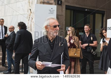 Fashionable People During Milan Fashion Week