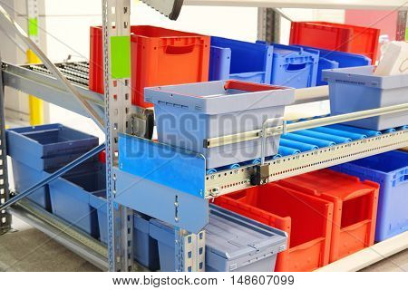 The image of a warehouse equipment