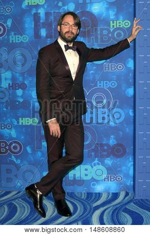 LOS ANGELES - SEP 18:  Martin Starr at the 2016  HBO Emmy After Party at the Pacific Design Center on September 18, 2016 in West Hollywood, CA
