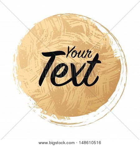 Vector gold metallic patch foil background texture