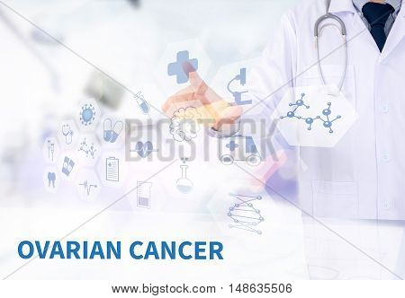 Ovarian Cancer Concept