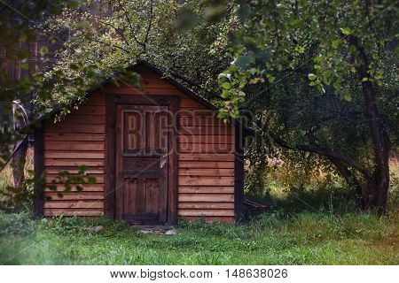 the little tourist house. Altai mountain village