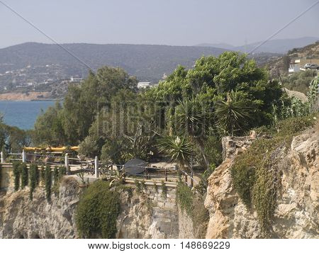 Agios Nikolaos Crete walk along the sea