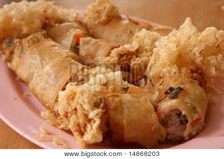 Fried dimsum tradizionale cinese bocconcini snack colazione