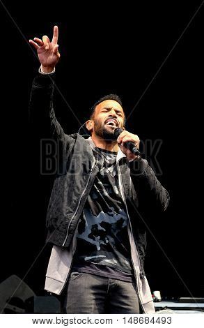 Craig David  performing TS5 at Bestival Festival, September 9th 2016, Newport, Isle of Wight, UK