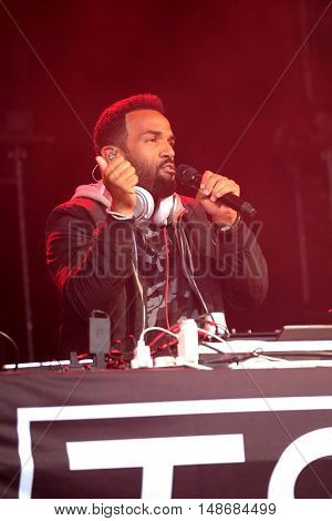 Craig David  performing TS5 at Bestival Festival, September 9th 2016, Newport, Isle of Wight, UK