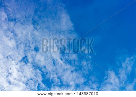 Blur clouds on the sky, for nature concept