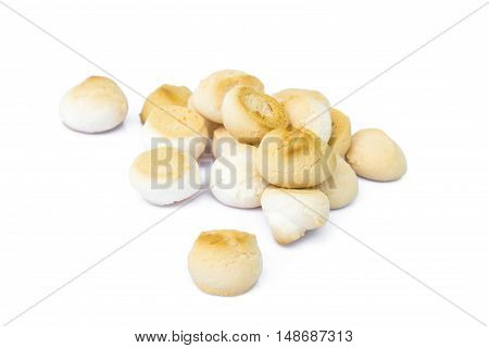 Khanom Ping or Thai sweetmeat made of flour egg and sugar