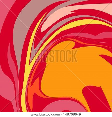 Artistic red and orange bright energy background. Can be used for brochures, flyers, as web site background etc.