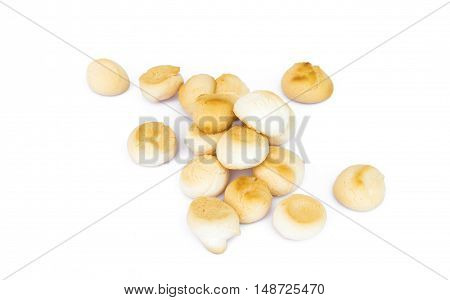 Khanom Ping or Thai sweetmeat made of flour egg and sugar