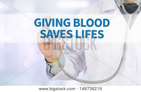 Giving Blood Saves Lifes