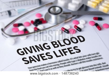 Giving Blood Saves Lifes