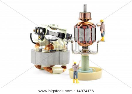 Elektrisk Motor reparation