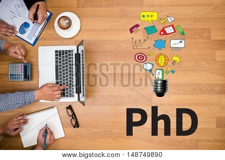 Phd Doctorate Of Philosophy Concept