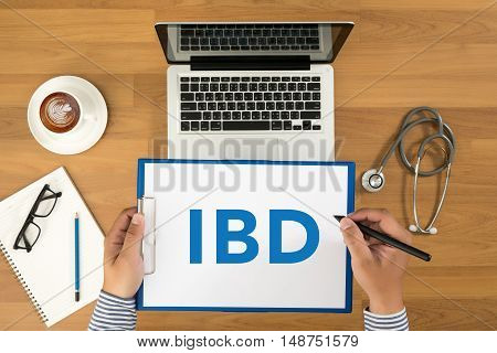 Ibd - Inflammatory Bowel Disease. Medical Concept