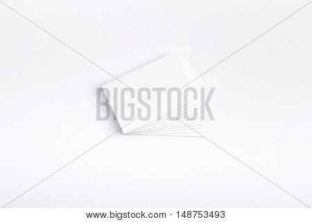 Business Cards Isolated On White
