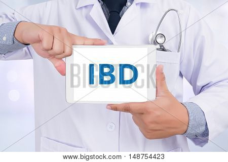 Ibd - Inflammatory Bowel Disease. Medical Concept