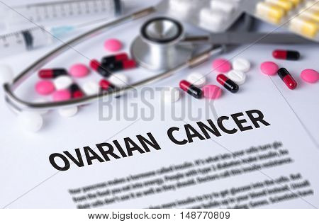Ovarian Cancer Concept