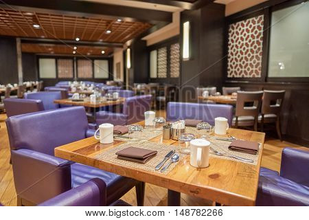 CHICAGO, IL - CIRCA MARCH, 2016: 720 South Bar & Grill at the Hilton Chicago. The Hilton Chicago is a large centrally-located luxury hotel in Chicago, Illinois, United States.