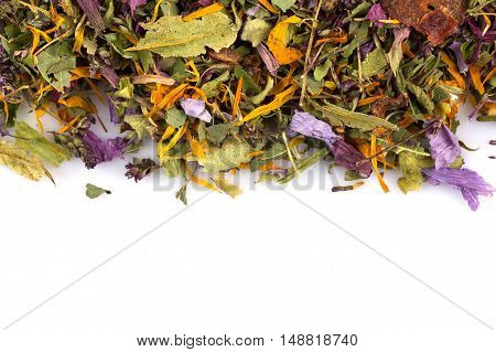 Dried Herbal Tea Leaves