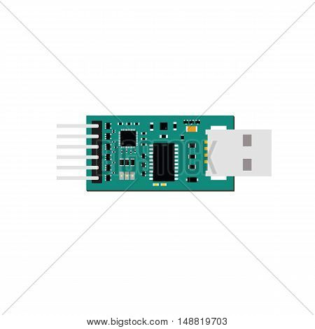 DIY electronic usb uart board have chip