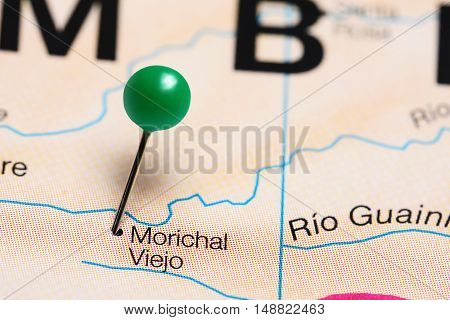 Morichal Viejo pinned on a map of Colombia