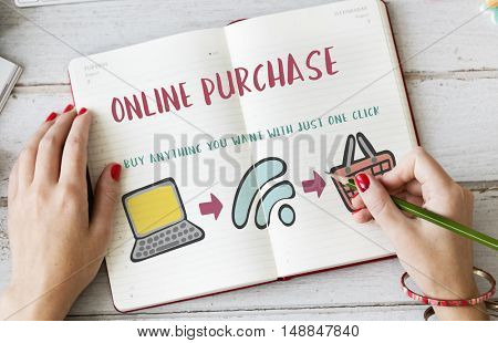 Online Shopping Web Shop E-shopping Concept