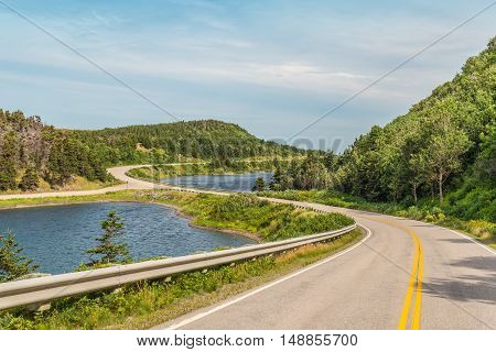 Cabot Trail Highway (Cape Breton Nova Scotia Canada)