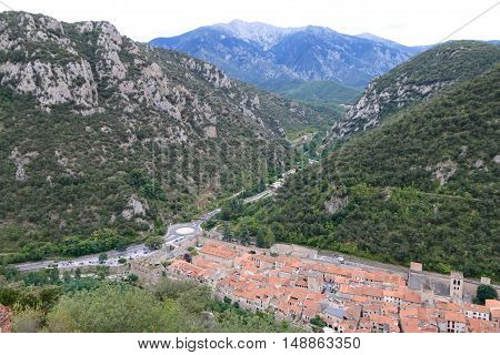 Villefranche de Conflent, France in September, 2016