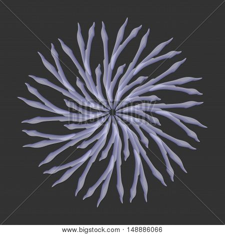 mandala. watercolor. circular abstract pattern. vector illustration.