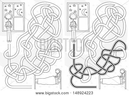 Bedtime Story Maze
