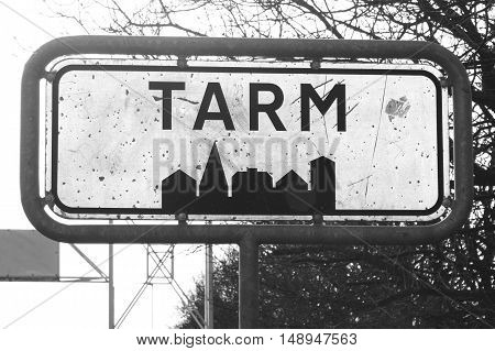 Tarm City Sign In Denmark