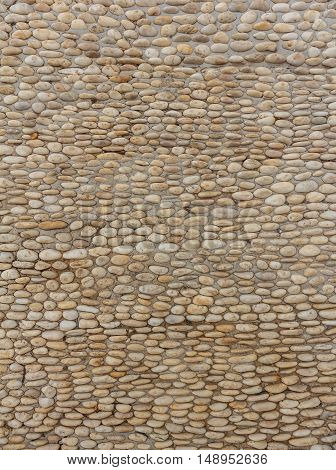 Surface of the stone lined up on the floor.