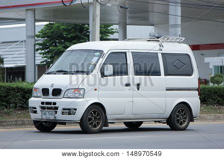 CHIANG MAI, THAILAND - JUNE 11 2015:  Mini Private van, Tongfong van. Photo at road no 1001 about 8 km from downtown Chiangmai, thailand.