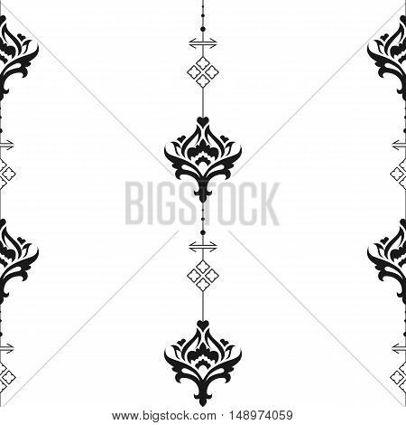 Seamless eastern style pattern. Arabic repeating ornament