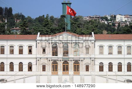 Vanikoy Mahallesi in Istanbul from the Bosphorus. Turkey
