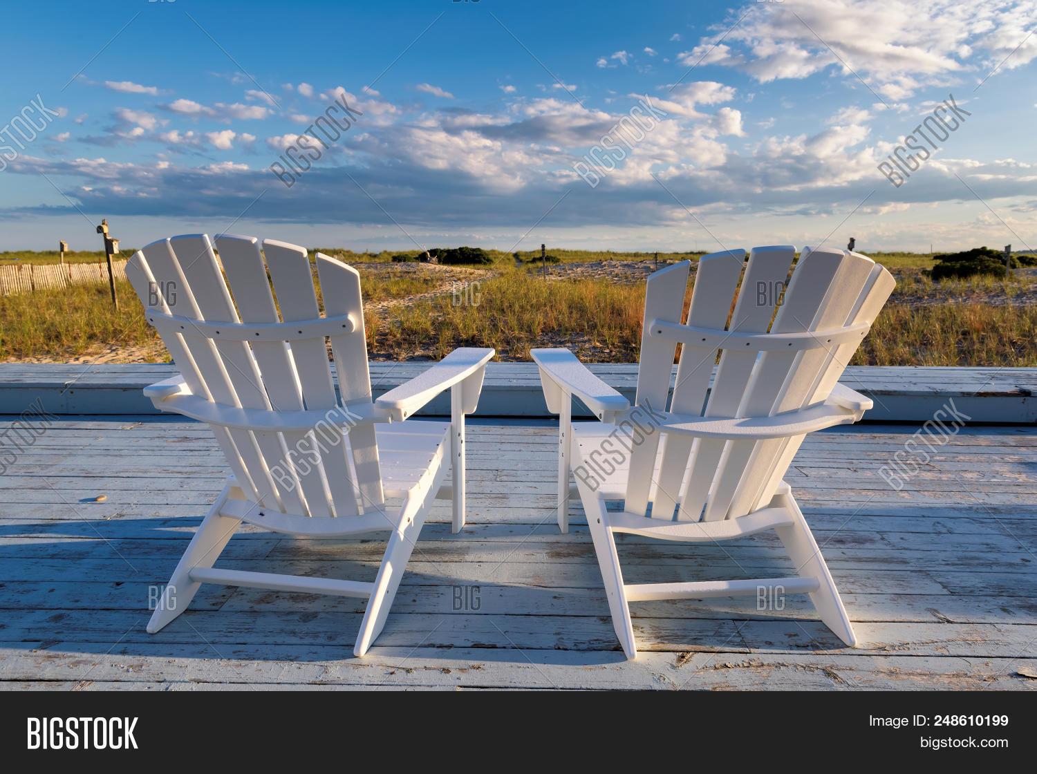 Beach Chairs On Cape Image & Photo (Free Trial) Bigstock