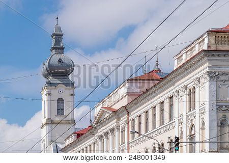 Unitarian Church In Cluj Napoca, Romania, Transylvania Region