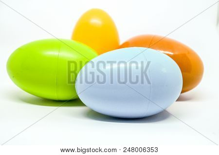 Egg Toys Made With  Plastic And Open Inside You Can Put Some Mini Toy To Surprise.