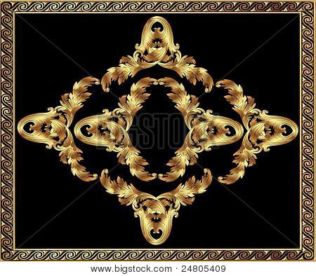 ภาพประกอบเฟรม Gold(en) กับผักโดยรูปแบบ