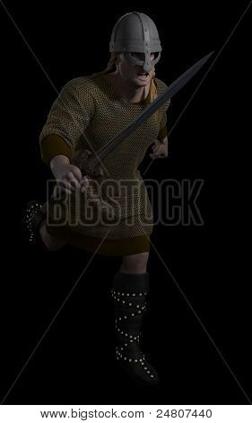 Viking Warrior Running