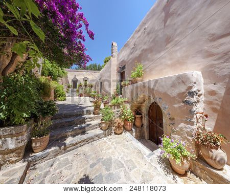 Monastery Of Saints Michael And Gabriel - Kremaston (kremasti, Kremasta) Crete, Greece. The Monaster