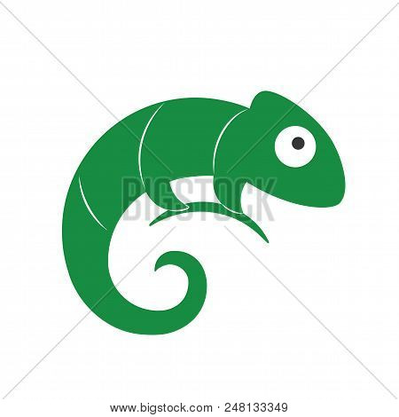 Lizard Symbol Logo Template. Editable Vector Icon