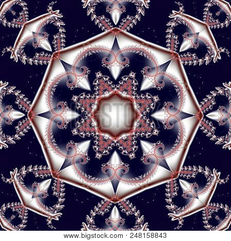 Fabulous Fractal Background. You Can Use It For Invitations, Notebook Covers, Phone Case, Postcards,