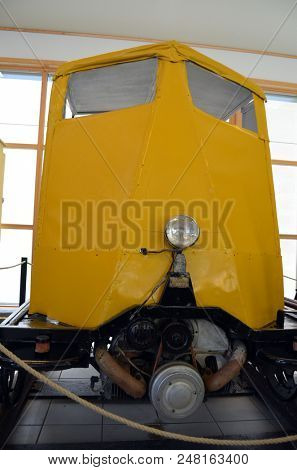 Flam railway museum.Station old Flam Railway. The  Flamsbana is a 20.2-kilometer long railway line between Myrdal and Flam in Aurland, June 17,2018. Flam, Norway, Scandinavia.