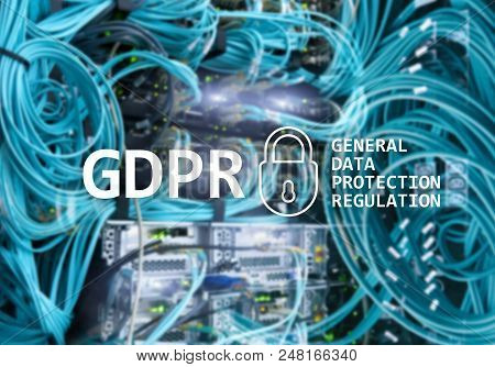 Cloud Computing, Data Or Cryptocurrency (bitcoin, Ethereum) Mining In Data Center. Server Room Backg