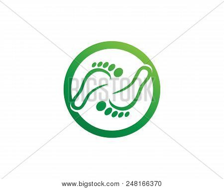 Foot Logo Template Symbols